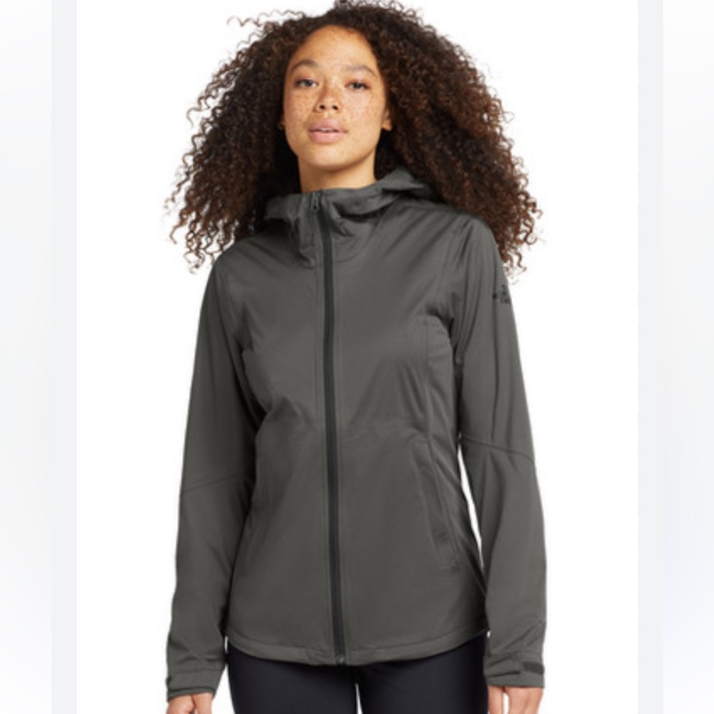 The north face slim fit Asphalt gray All weather dry vent jacket size M